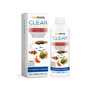 Yegbong Aquarium Water Clarifier: Stain & Sludge Remover, Algae Control for Clear Water
