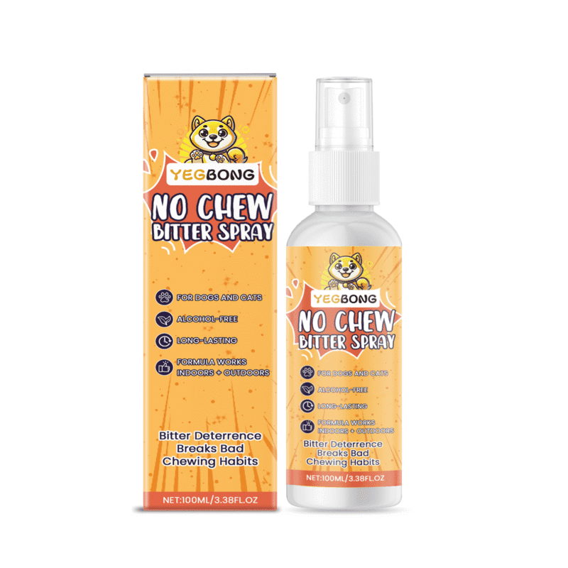 Yegbong Pet Anti-Chew Bitter Spray for Indoor Use - Deters Biting and Scratching on Furniture, Safe for Cats & Dogs