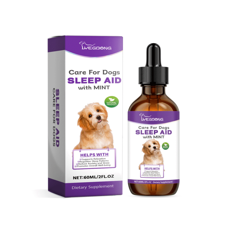 Yegbong Dog Calming Sleep Drops for Restless Pups - Pet Sleep Support Supplement