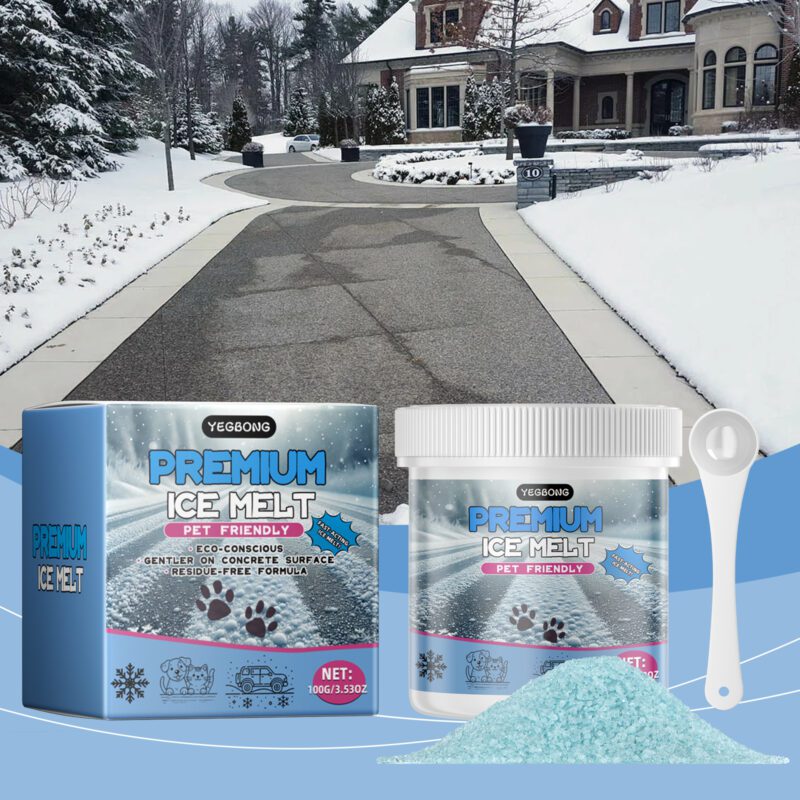 Yegbong Pet Ice Melt for Cats & Dogs - Paw Protection, Non-Slip Safety - Image 2