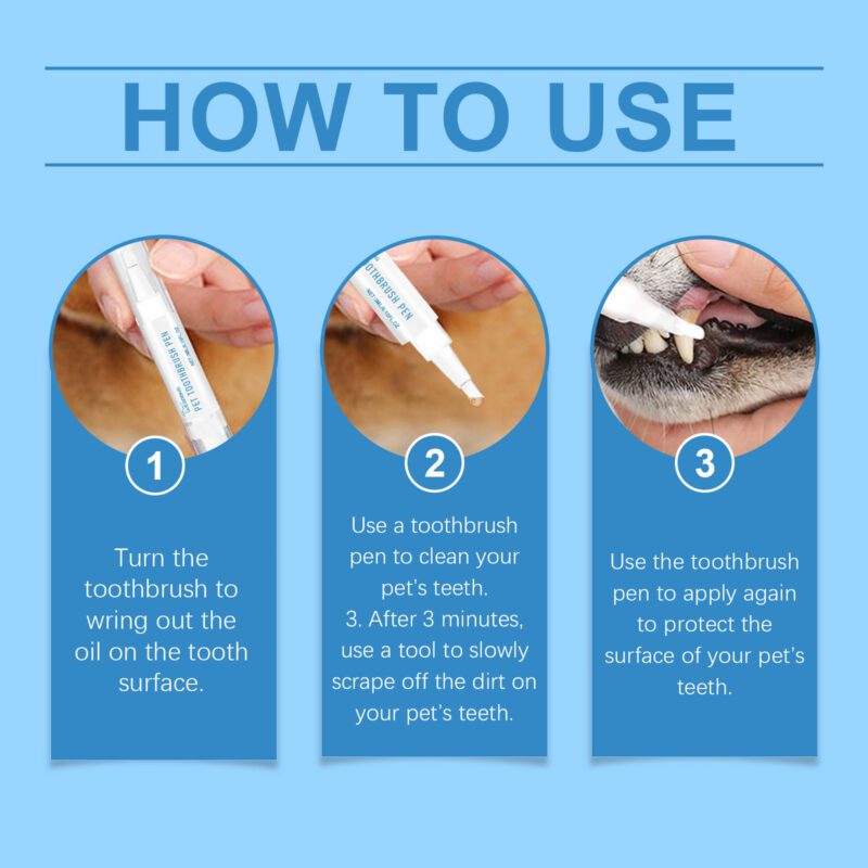 Yegbong Pet Oral Care Toothbrush - Teeth Cleaning, Tartar Removal & Fresh Breath Maintenance - Image 6