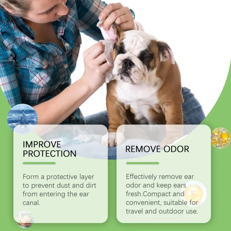Yegbong Cat & Dog Ear Cleaning Pads - Gentle, Soothes Discomfort & Cleans Wax - Image 4
