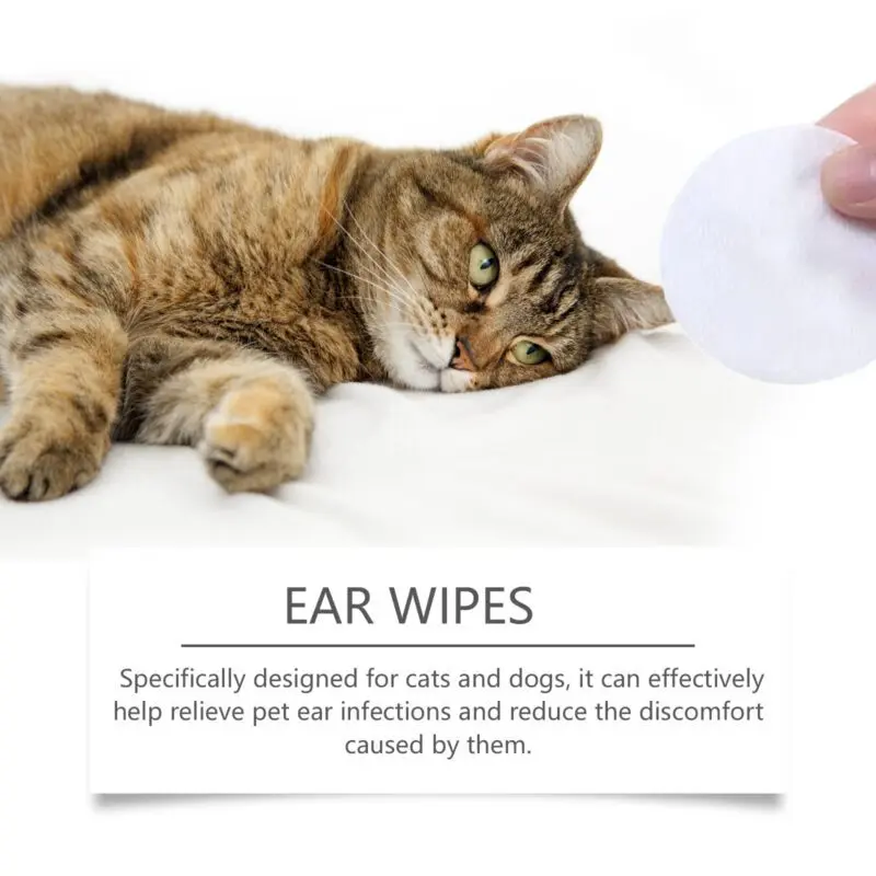 Yegbong Cat & Dog Ear Cleaning Pads - Gentle, Soothes Discomfort & Cleans Wax - Image 3