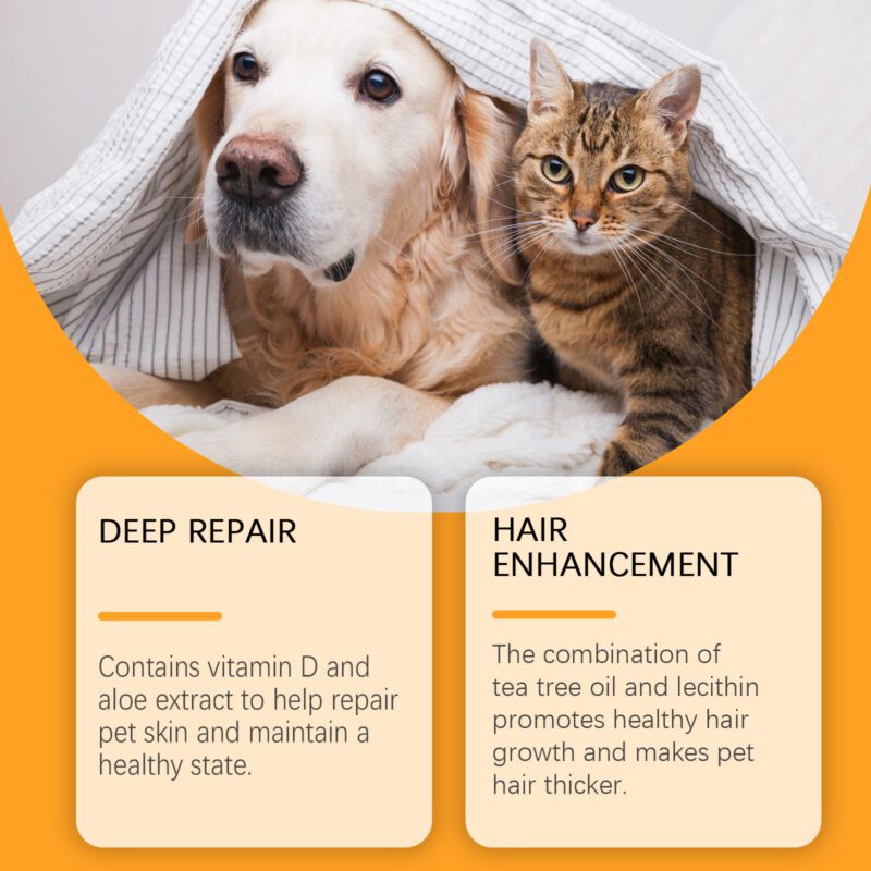 Yegbong Pet Skin Repair Drops for Cats & Dogs - Natural Skin and Coat Care - Image 3