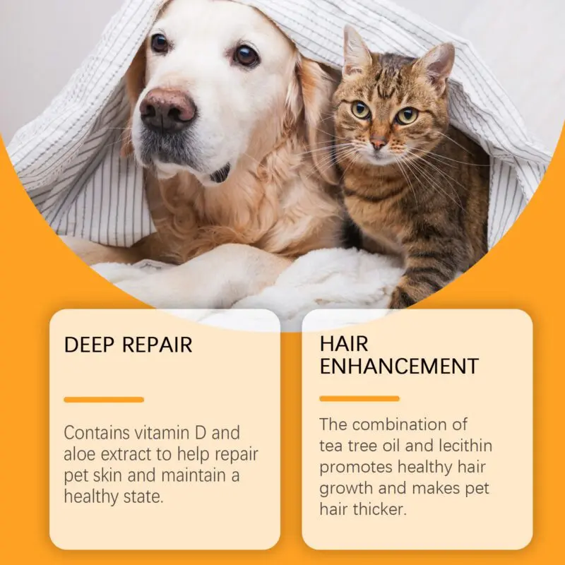 Yegbong Pet Skin Repair Drops for Cats & Dogs - Natural Skin and Coat Care - Image 3