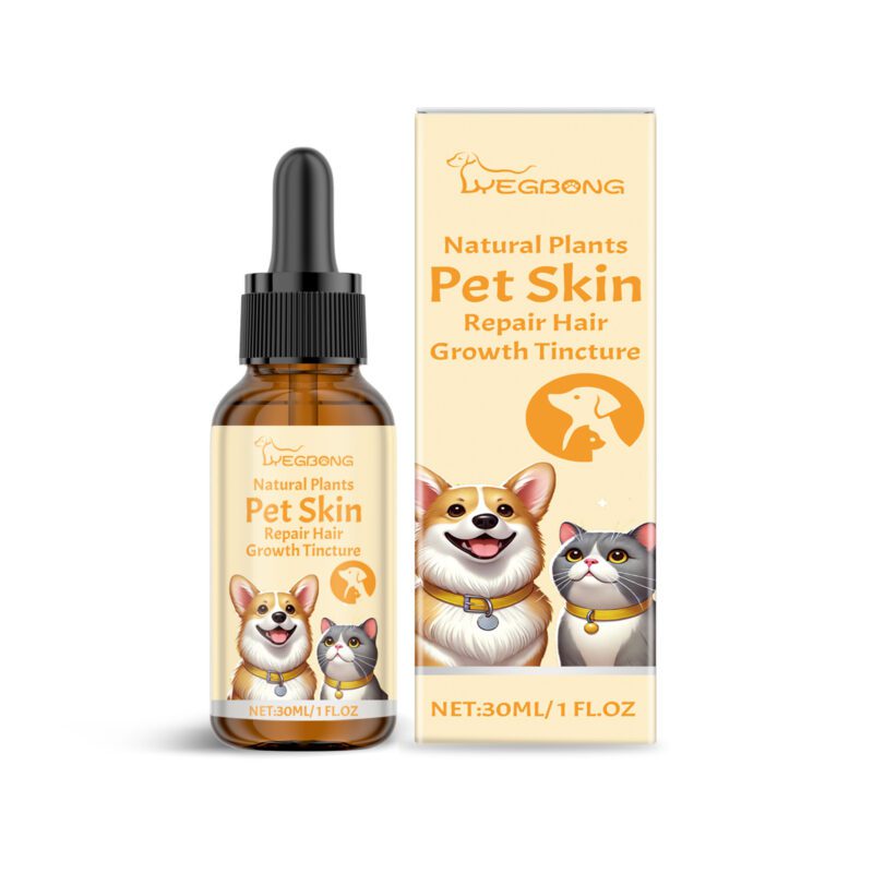 Yegbong Pet Skin Repair Drops for Cats & Dogs - Natural Skin and Coat Care