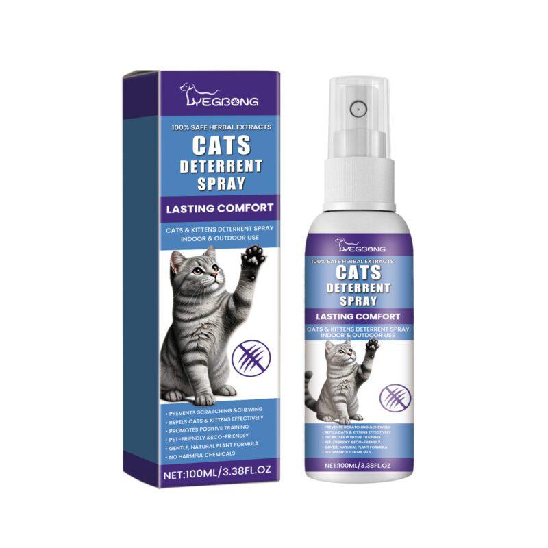 Yegbong Cat Urine Deterrent Spray - Gentle Formula to Stop Cats from Peeing on Bed