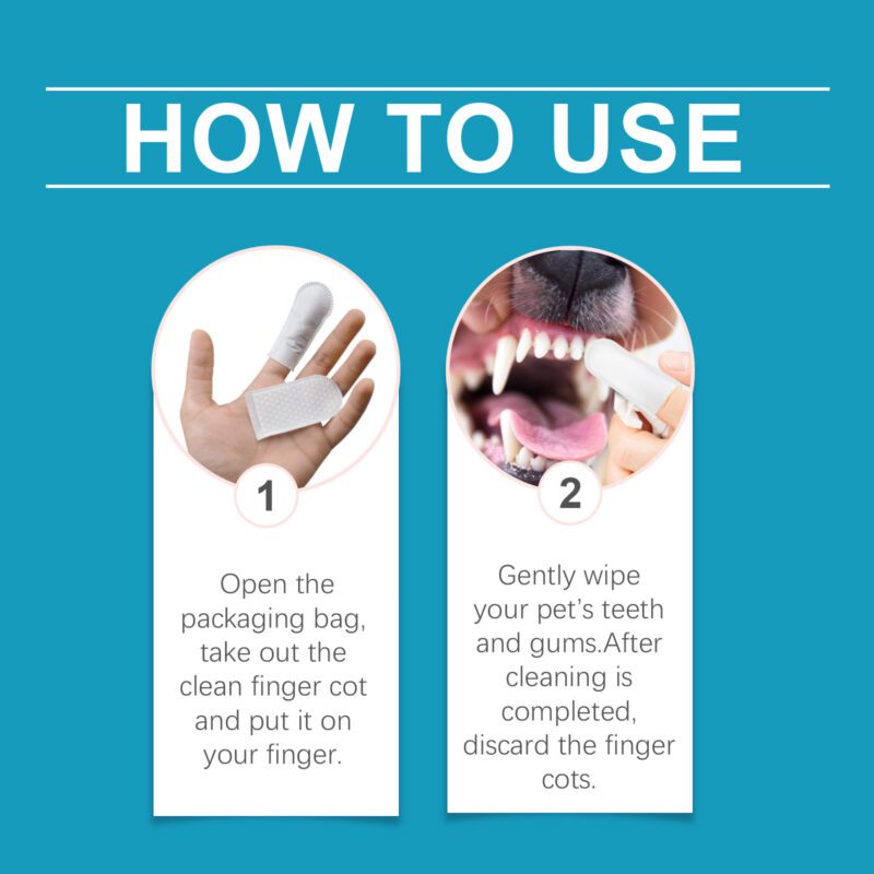 Yegbong Cat Dog Tooth Wipes: Tartar Removal, Teeth Cleaning, Fresh Breath - Image 6