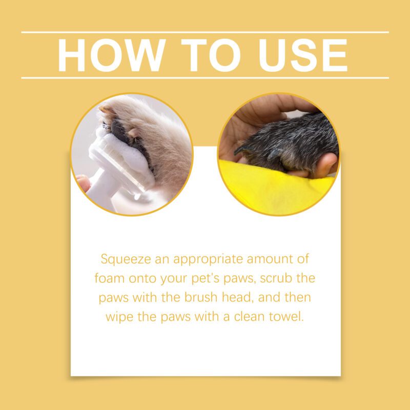 Yegbong Gentle Paw Foam Cleaner: Moisturizing & Nourishing Wash for Dogs & Cats - Image 6