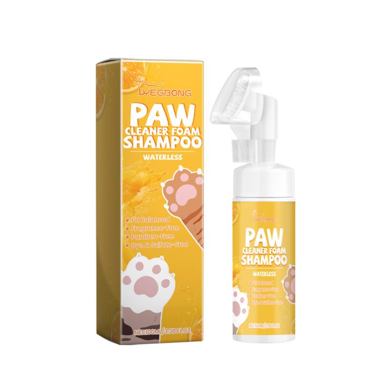 Yegbong Gentle Paw Foam Cleaner: Moisturizing & Nourishing Wash for Dogs & Cats
