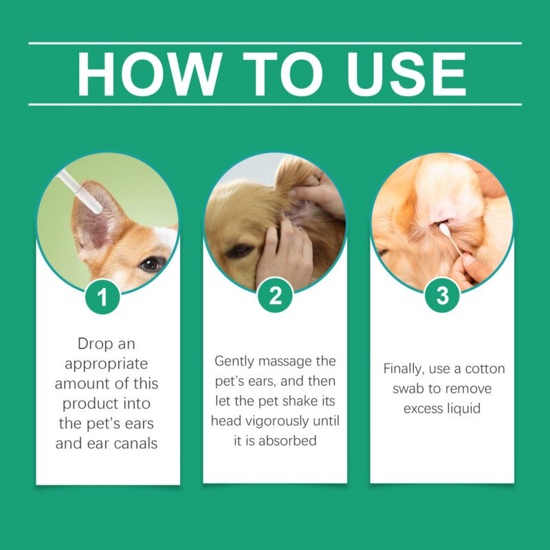Yegbong Pet Ear Cleaner for Cats & Dogs - Gentle Decontamination & Care - Image 6