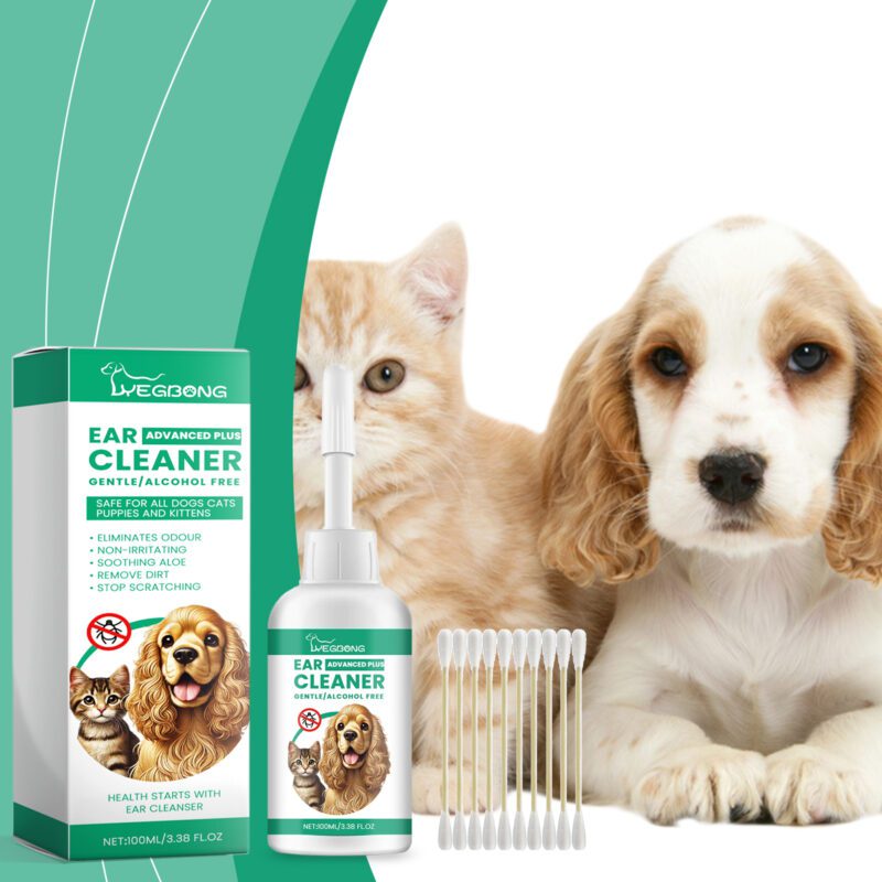 Yegbong Pet Ear Cleaner for Cats & Dogs - Gentle Decontamination & Care - Image 2