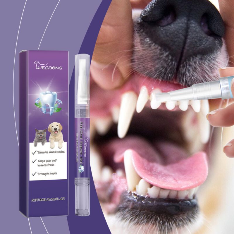 Yegbong Pet Oral Repair Gel - Tooth Stain Remover for Yellow Teeth, Daily Dental Care - Image 2