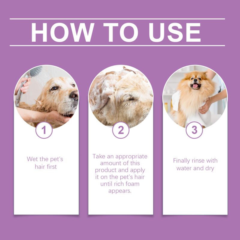Yegbong Lavender Pet Shampoo for Dogs and Cats - Gentle Cleaning, Soft Coat & Fragrance - Image 6