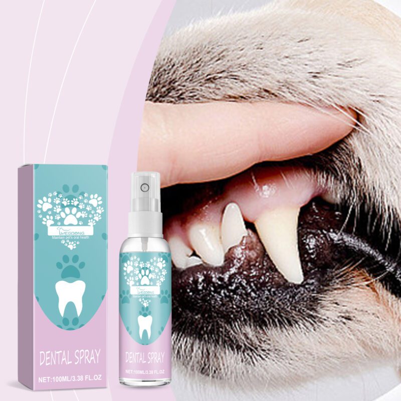 Yegbong Pet Tooth Spray for Dogs and Cats - Teeth Cleaning, Stain Removal & Brightening - Image 2