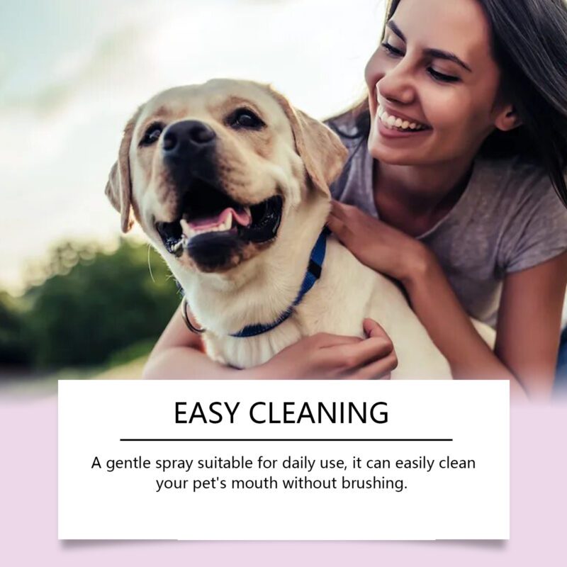 Yegbong Pet Tooth Spray for Dogs and Cats - Teeth Cleaning, Stain Removal & Brightening - Image 3