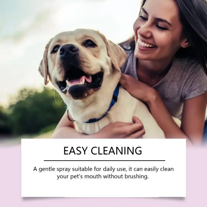 Yegbong Pet Tooth Spray for Dogs and Cats - Teeth Cleaning, Stain Removal & Brightening - Image 3