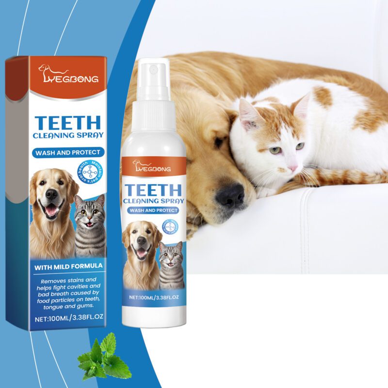 Yegbong Pet Breath Freshener Spray - Fights Bad Breath & Supports Pet Dental Health - Image 2