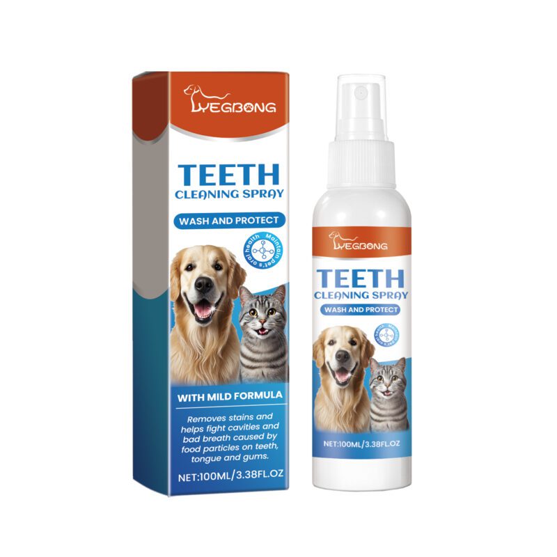 Yegbong Pet Breath Freshener Spray - Fights Bad Breath & Supports Pet Dental Health