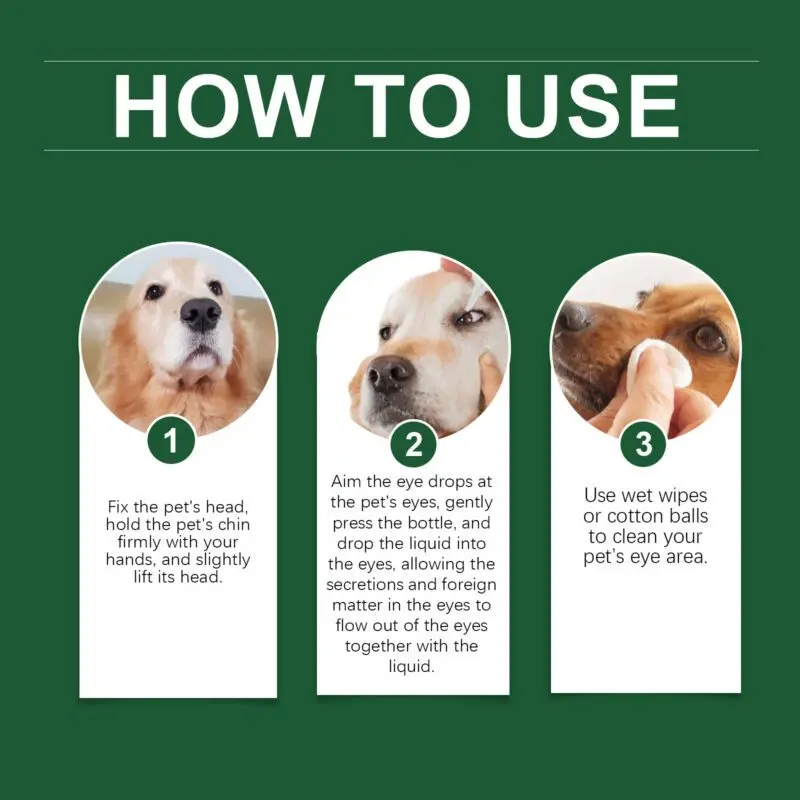 Yegbong Pet Eye Drops for Dogs and Cats - Tear Stain Remover & Eye Cleaning Solution - Image 6