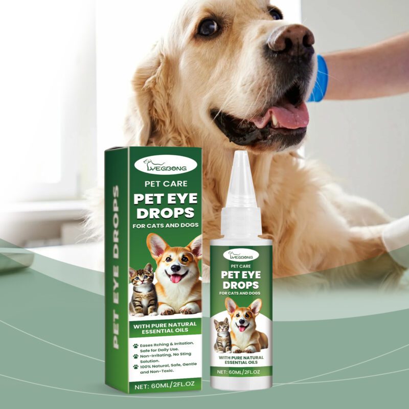 Yegbong Pet Eye Drops for Dogs and Cats - Tear Stain Remover & Eye Cleaning Solution - Image 2