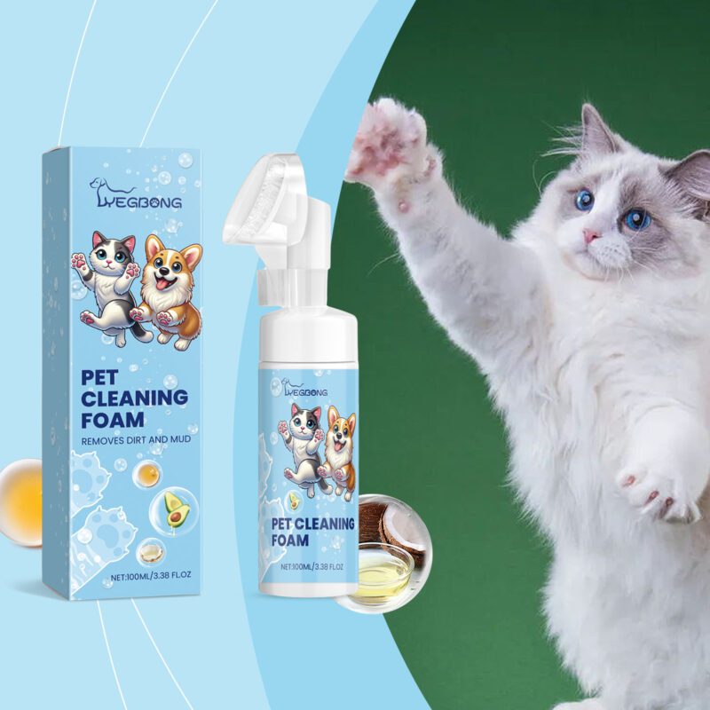 Yegbong Gentle Pet Paw Foam Cleaner for Dogs and Cats - Mild Foam Paw Pad Cleaner - Image 2