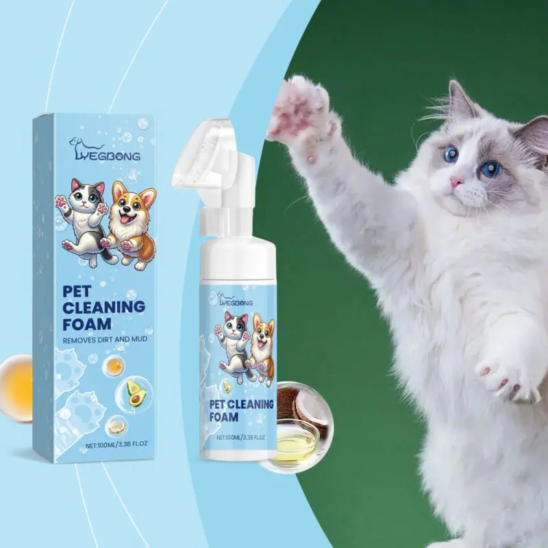 Yegbong Gentle Pet Paw Foam Cleaner for Dogs and Cats - Mild Foam Paw Pad Cleaner - Image 2