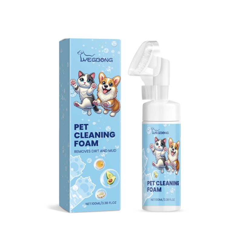 Yegbong Gentle Pet Paw Foam Cleaner for Dogs and Cats - Mild Foam Paw Pad Cleaner