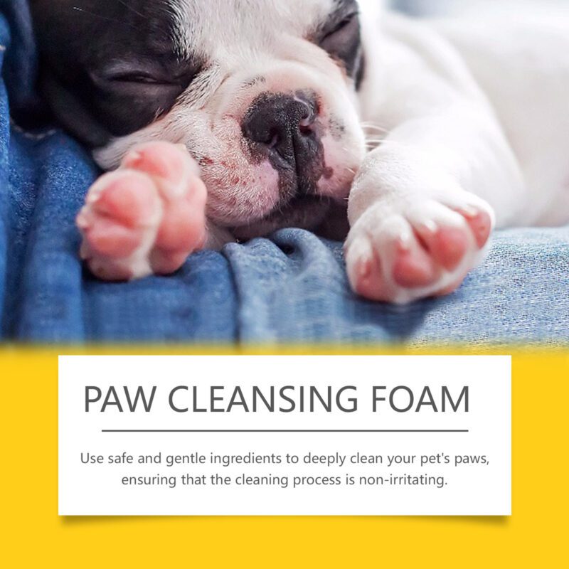 Yegbong Pet Paw Foam Cleanser: Deep Cleaning, Moisturizing & Soothing for Dogs & Cats - Image 4