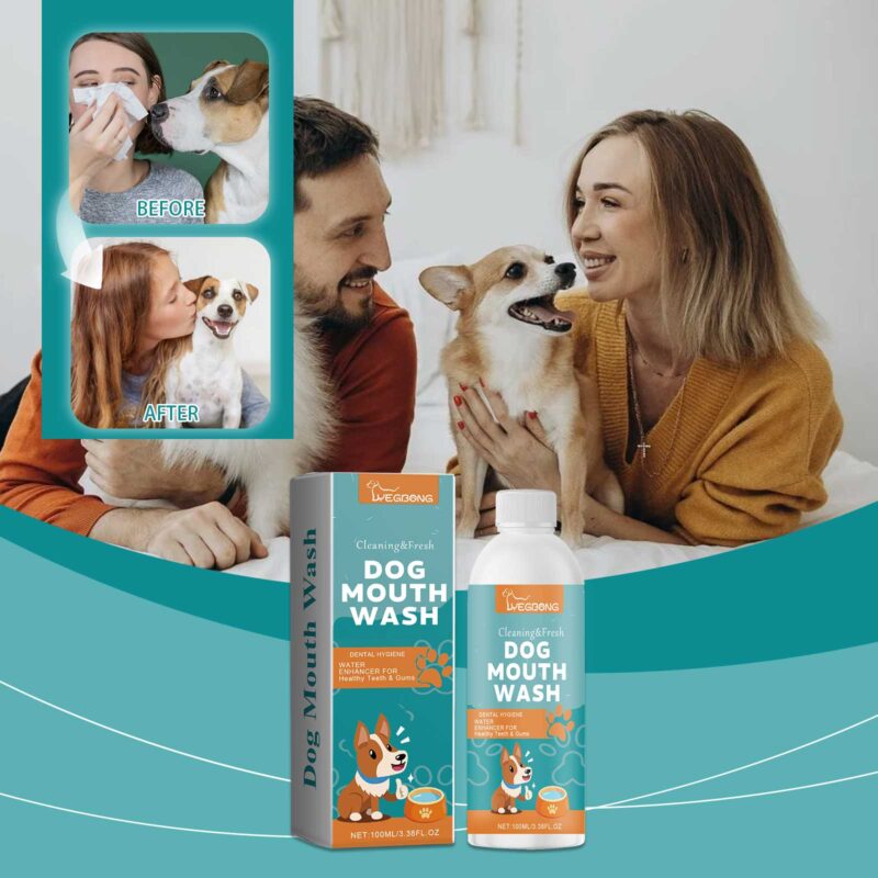 Yegbong Dog Mouthwash for Tartar Removal, Bad Breath Control & Dental Hygiene - Image 2