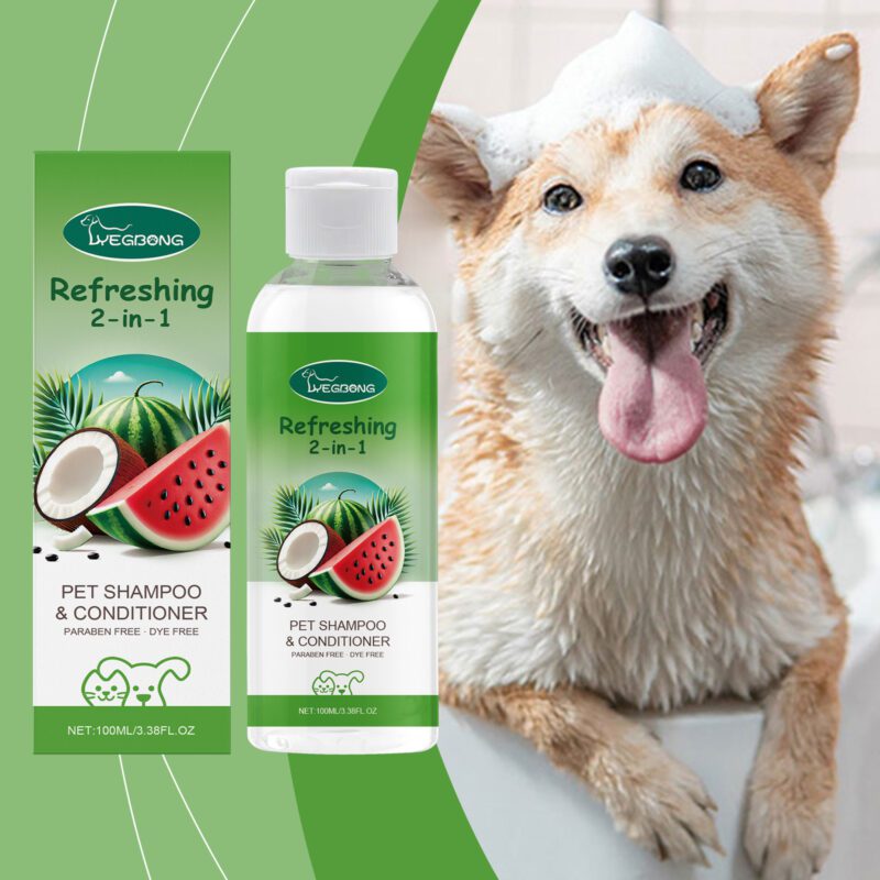 Yegbong 2-in-1 Dog & Cat Shampoo: Long-Lasting Fragrance Deep Cleaning - Image 2