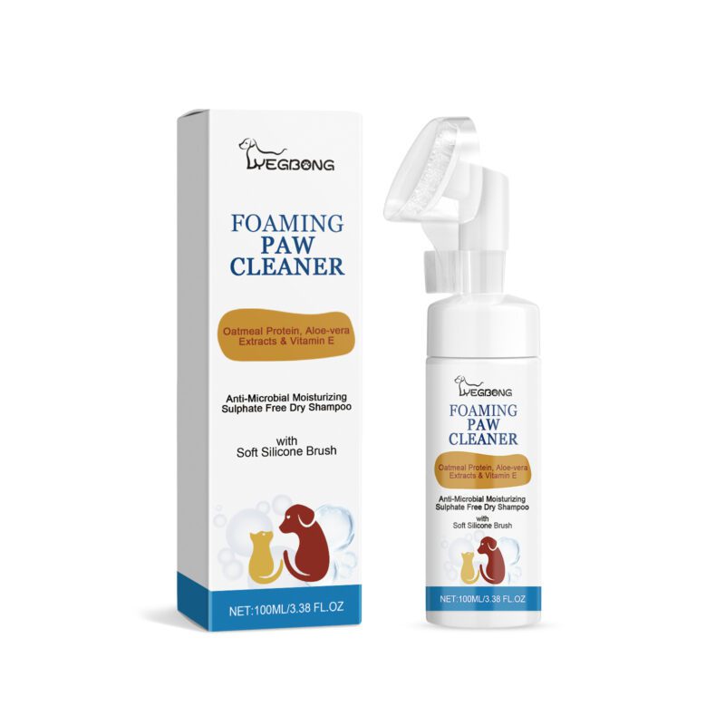 Yegbong Pet Paw Cleaner Foam - Gentle Deep Cleaning for Dog and Cat Paws