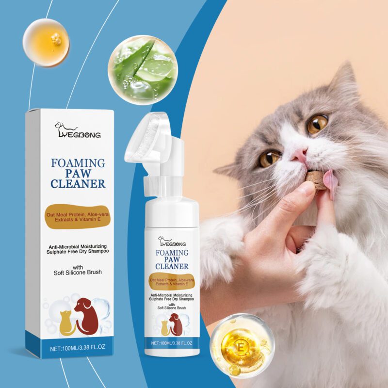 Yegbong Pet Paw Cleaner Foam - Gentle Deep Cleaning for Dog and Cat Paws - Image 2