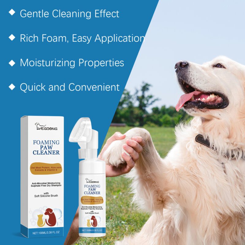 Yegbong Pet Paw Cleaner Foam - Gentle Deep Cleaning for Dog and Cat Paws - Image 3