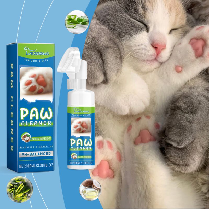 Yegbong Pet Paw Cleaner Foam for Dogs & Cats - Gentle Washing and Moisturizing Care - Image 2