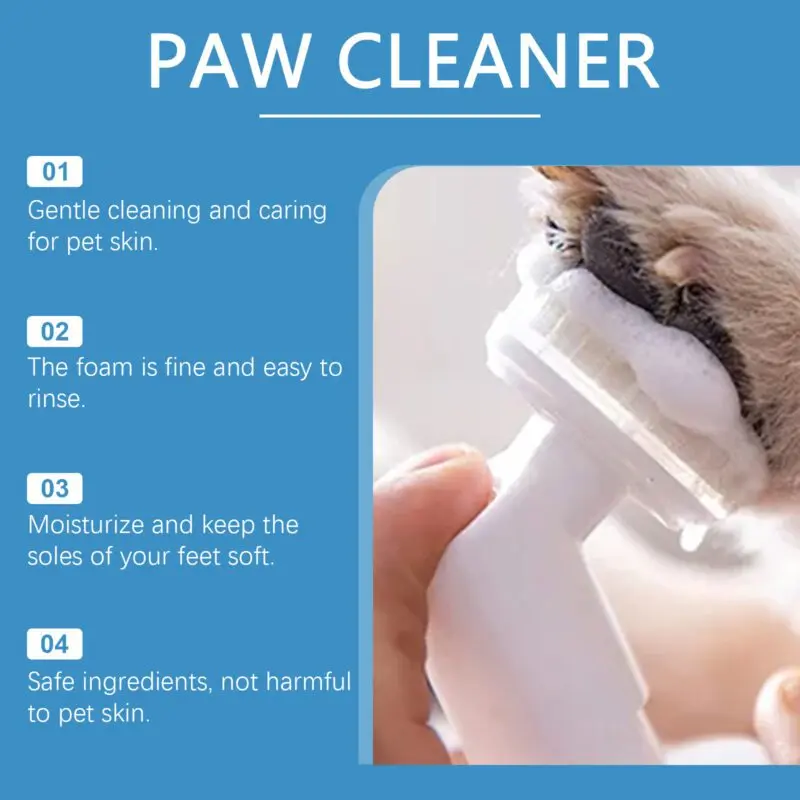 Yegbong Pet Paw Cleaner Foam for Dogs & Cats - Gentle Washing and Moisturizing Care - Image 4