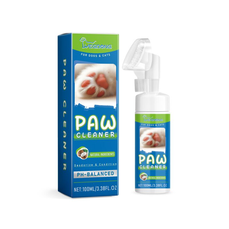 Yegbong Pet Paw Cleaner Foam for Dogs & Cats - Gentle Washing and Moisturizing Care
