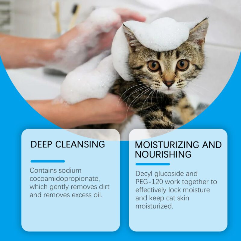 Yegbong Gentle Non-Irritating Cat Cleaning Mousse with Mild Formula - Image 4