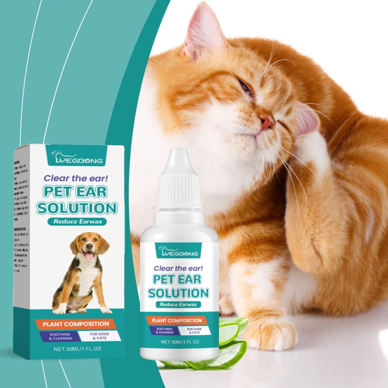Yegbong Gentle Ear Wash for Cats and Dogs - Cleans, Soothes, and Moisturizes Ears - Image 2