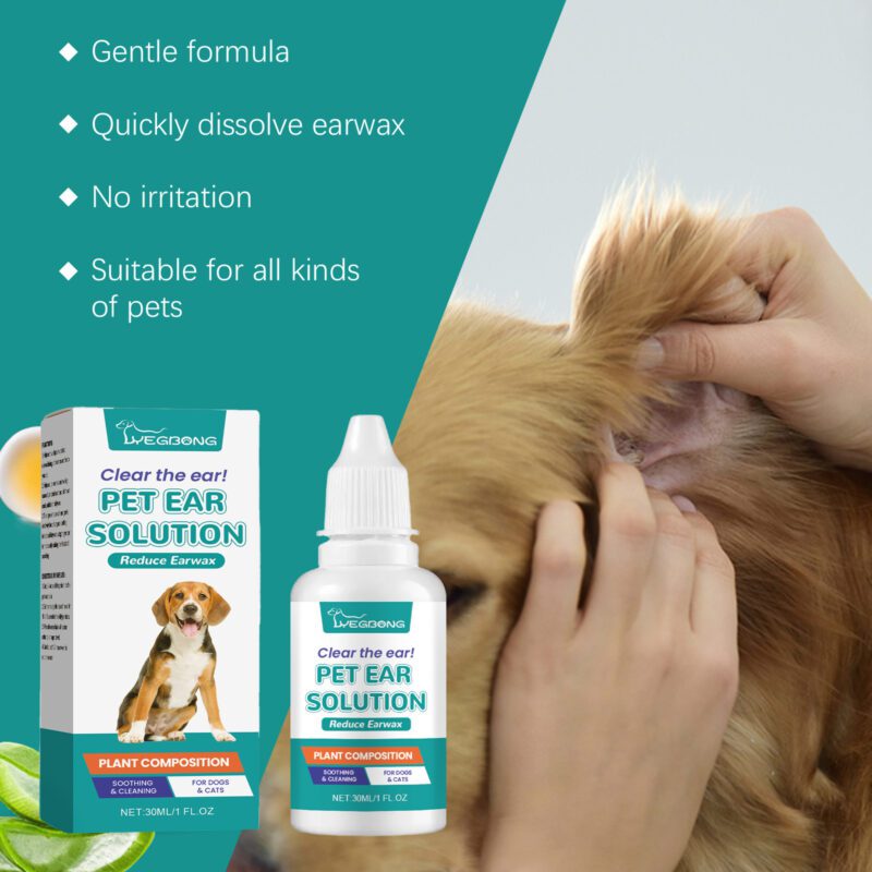 Yegbong Gentle Ear Wash for Cats and Dogs - Cleans, Soothes, and Moisturizes Ears - Image 3