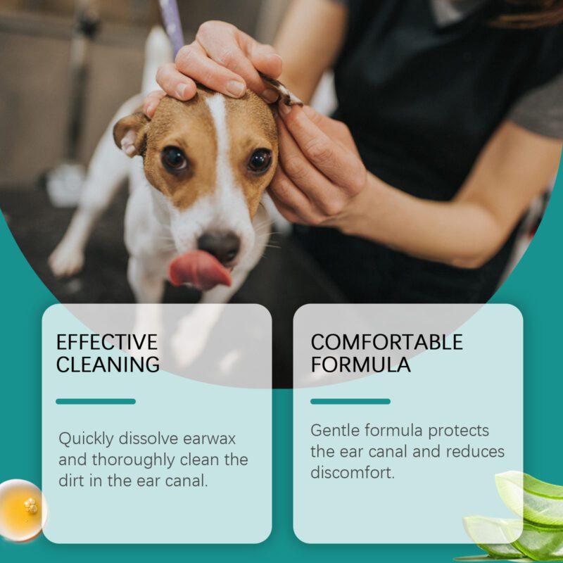 Yegbong Gentle Ear Wash for Cats and Dogs - Cleans, Soothes, and Moisturizes Ears - Image 4