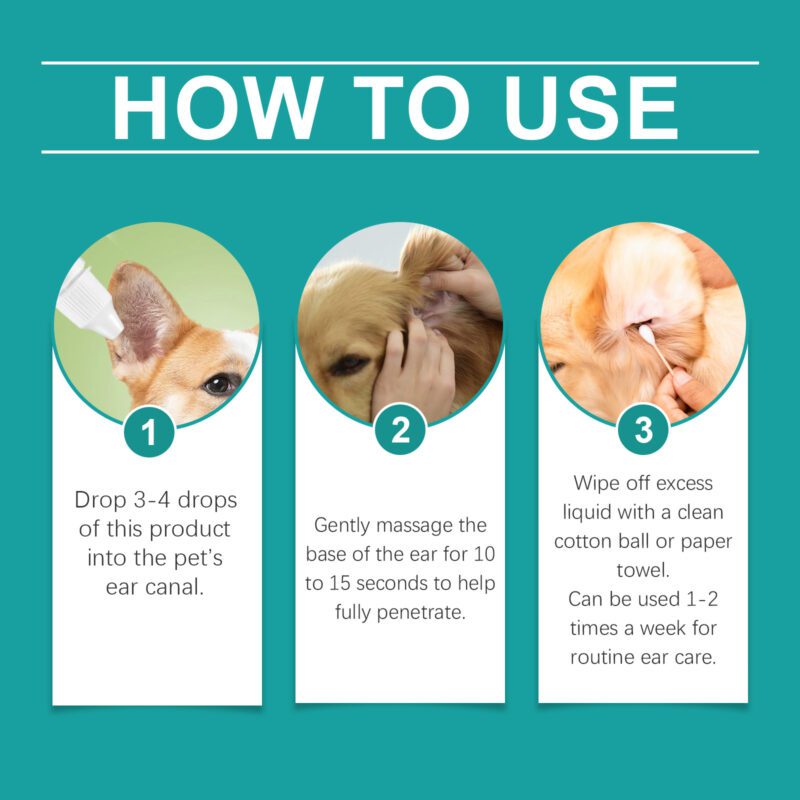 Yegbong Gentle Ear Wash for Cats and Dogs - Cleans, Soothes, and Moisturizes Ears - Image 6