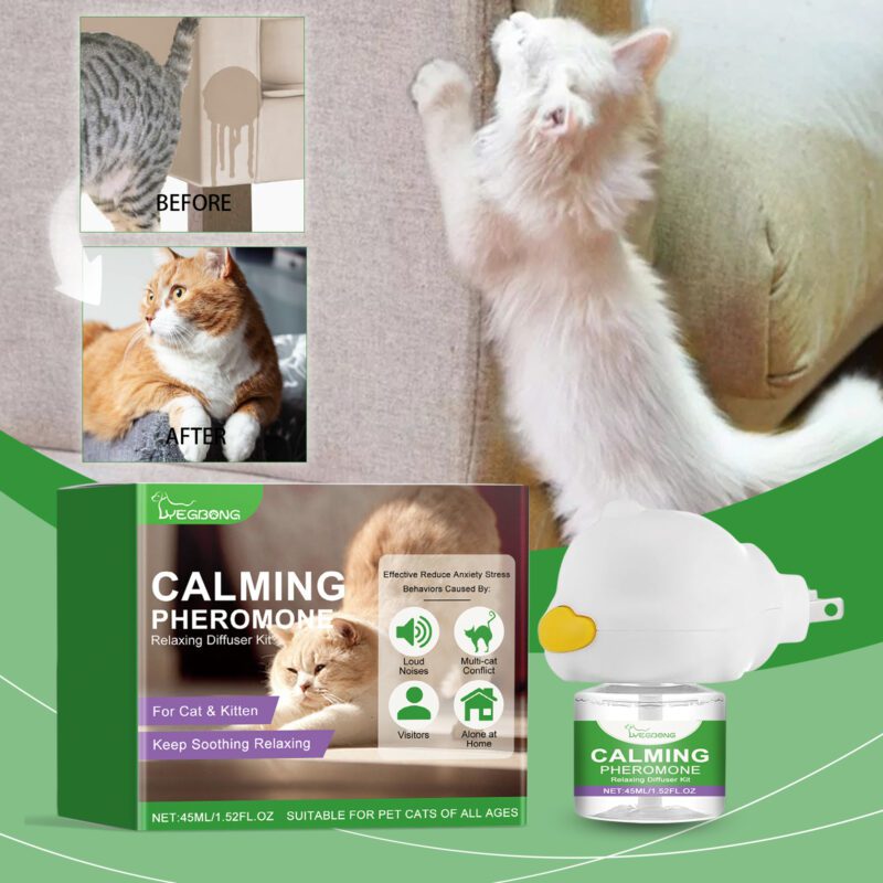Yegbong Cat Calming & Comfort Care Set for Anxious Cats - Image 2