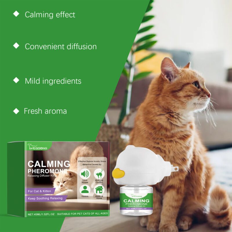 Yegbong Cat Calming & Comfort Care Set for Anxious Cats - Image 4