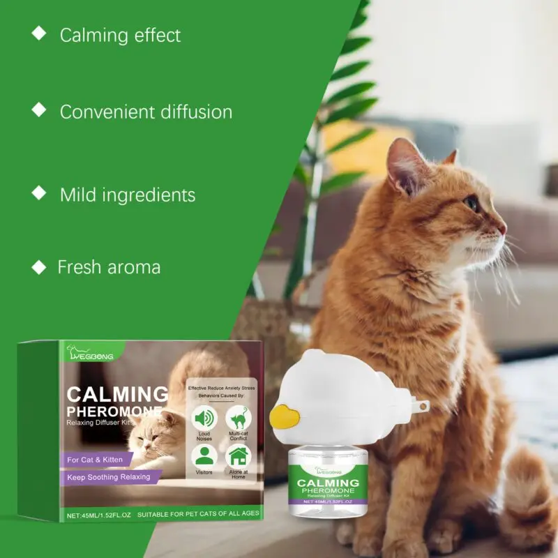 Yegbong Cat Calming & Comfort Care Set for Anxious Cats - Image 4