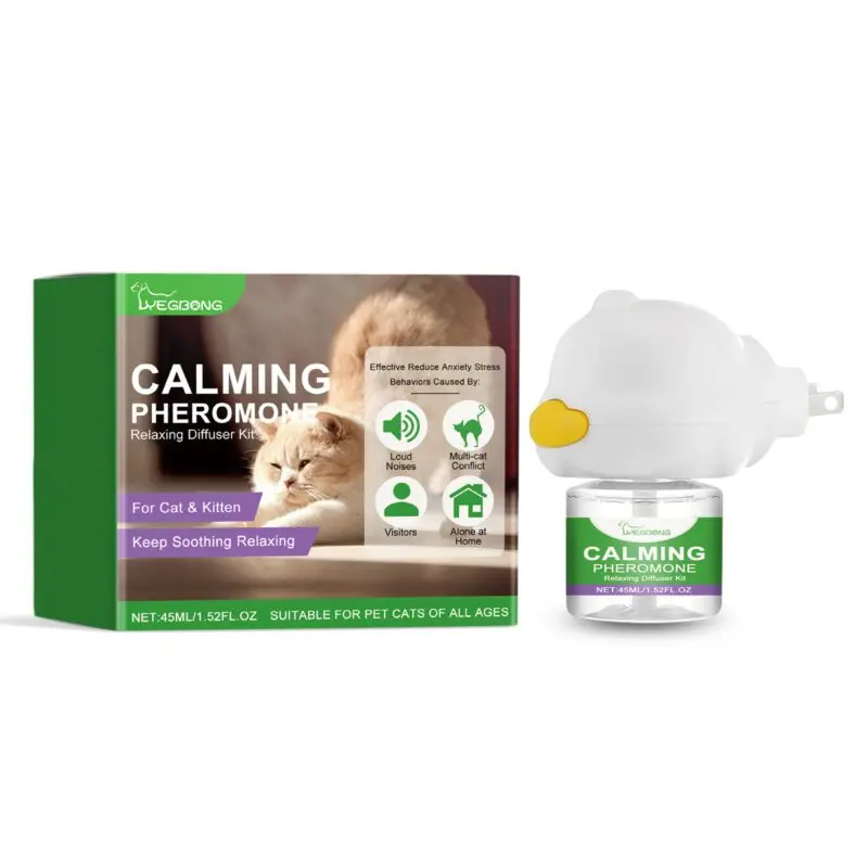 Yegbong Cat Calming & Comfort Care Set for Anxious Cats