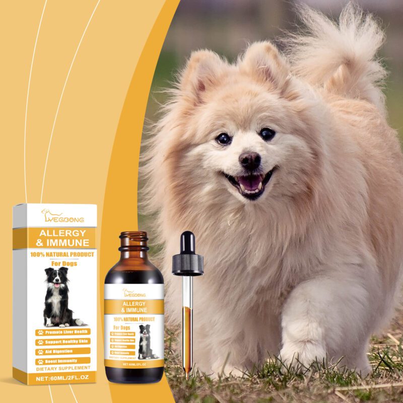 Yegbong Dog Allergy Support Drops - Nutritional Supplement for Canine Body Care - Image 2
