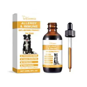 Yegbong Dog Allergy Support Drops - Nutritional Supplement for Canine Body Care
