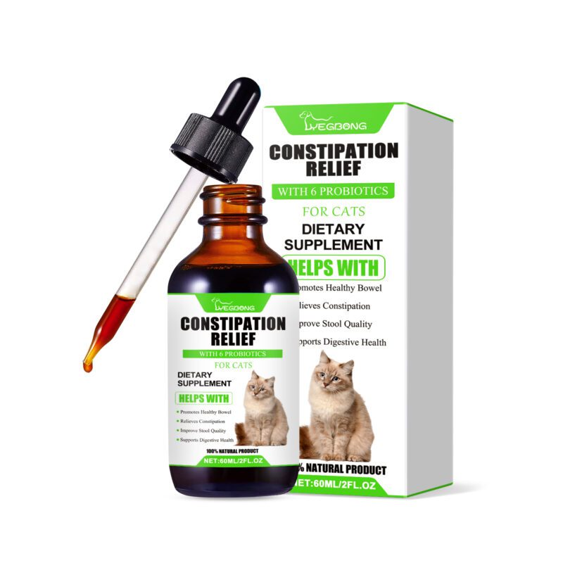Yegbong Cat Probiotic Drops for Digestive Health, Vitality & Nutrient Absorption
