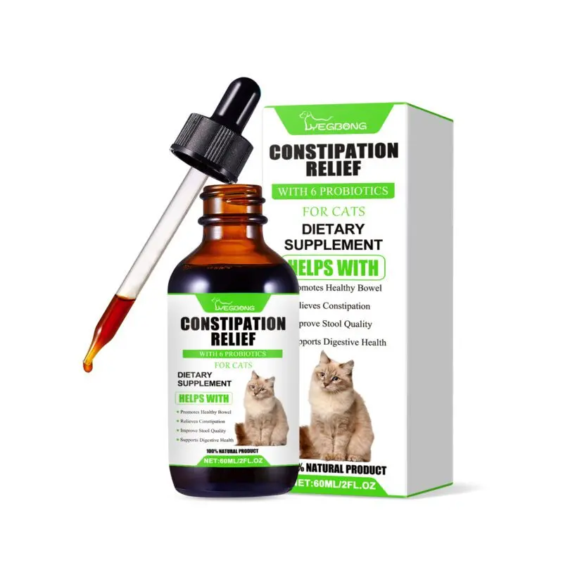 Yegbong Cat Probiotic Drops for Digestive Health, Vitality & Nutrient Absorption